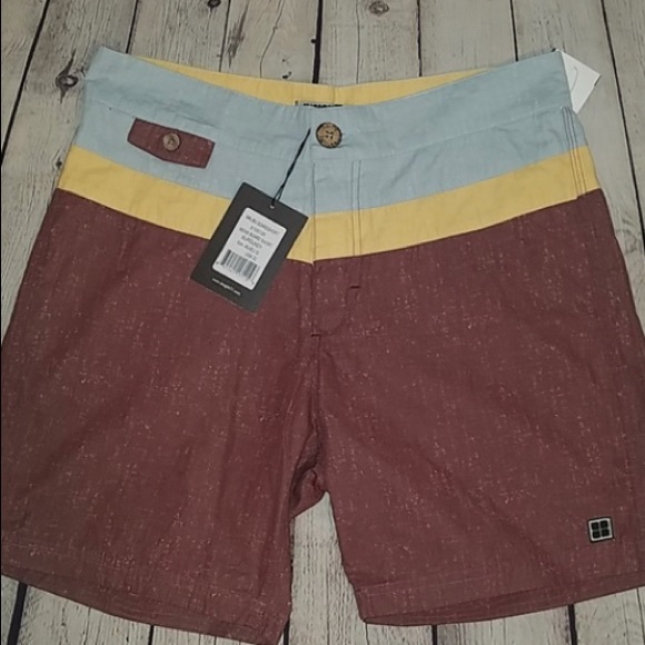 INSIGHT MENS 32W BOARD SHORTS - Picture 1 of 4